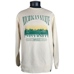 Michigan State Premium Heavy Weight Pullover Sweatshirt Size Medium